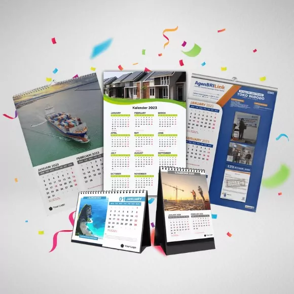 Desain kalender promosi Solo