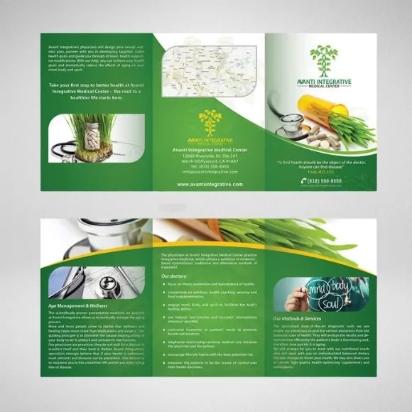 Contoh cetak brosur dan leaflet