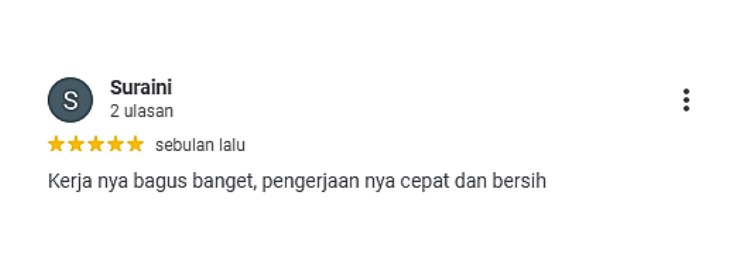 testi service ac solo - kerjanya bagus banget, pengerjaannya cepet dan bersih