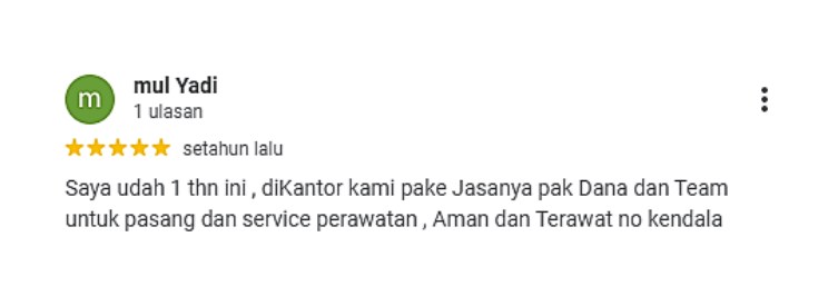 saya sudah 1 tahun ini, dikantor kami pakai jasa service ac ini, untuk pasang dan service perawatan. aman dan terawat no kendala