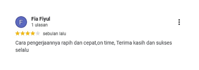 testimoni service ac panggilan solo - cara pengerjaannya rapih dan cepet, on time. terima kasih dan sukses selalu