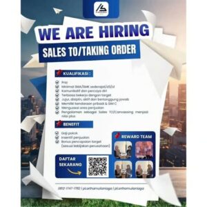 Lowongan Kerja Sales TO/Taking Order di PT Artha Mulia Niaga (Wonogiri)
