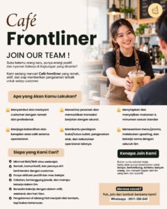 Lowongan Kerja Cafe Frontliner di Milknbutter Cafe (Pasar Kliwon, Surakarta (Solo))