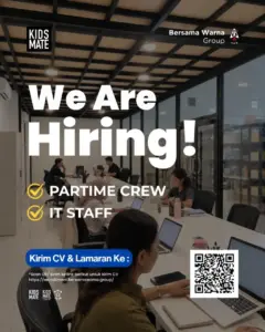 Lowongan Kerja di Kids Mate (Bersama Warna Group) (Partime Crew & IT Staff) – Surakarta