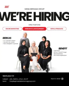 Lowongan Kerja di PT Media Bersama Group (Online Marketing, Research & Development, & Kepala Produksi) – Solo