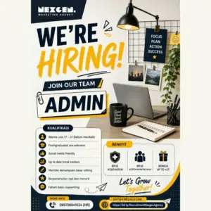 Lowongan Kerja Admin di Nexgen Marketing Agency (Solo)