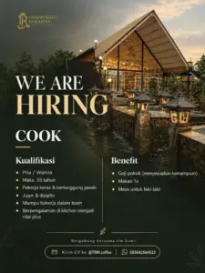 Lowongan Kerja Cook di Taman Ratu Maulidya Garden & Resto (Solo)