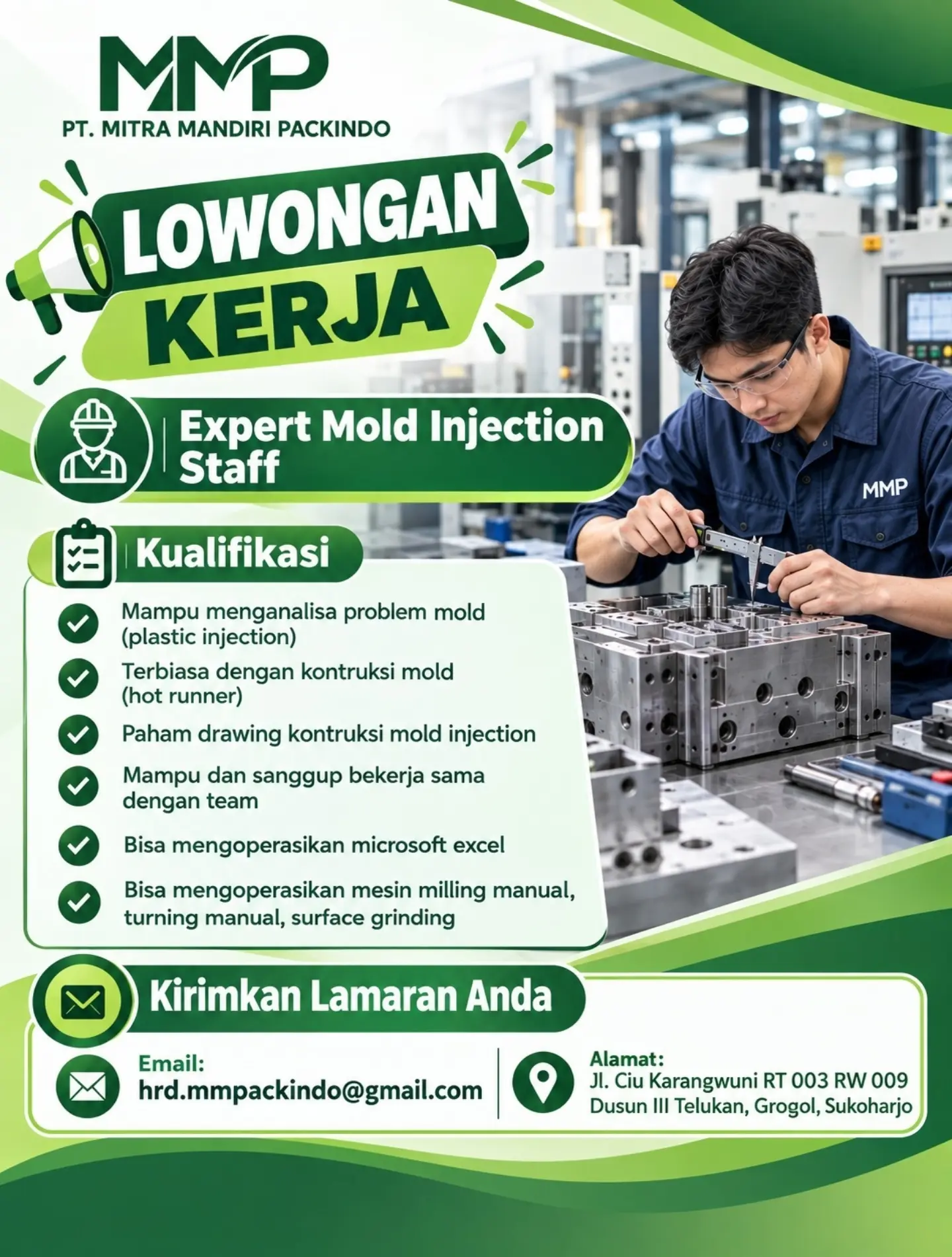 Poster Lowongan Kerja PT Mitra Mandiri Packindo Slide 1