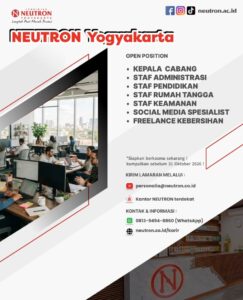 Lowongan Kerja Staf Keamanan di NEUTRON YOGYAKARTA (Yogyakarta)