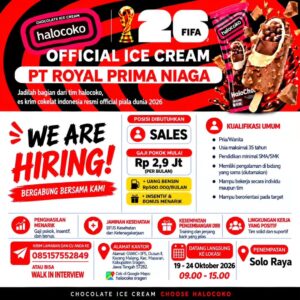 Lowongan Kerja Sales di PT Royal Prima Niaga (Halocoko) (Solo Raya)