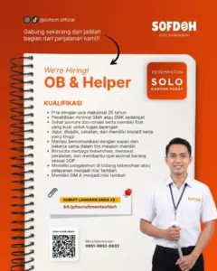 Lowongan Kerja di SOFDOH (Soft Sourdough) (OB & Helper, Content Creator & KOL Specialist, & Learning Development & GA) – Solo