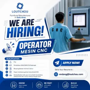 Lowongan Kerja Operator Mesin CNC di Loutchou (Solo)