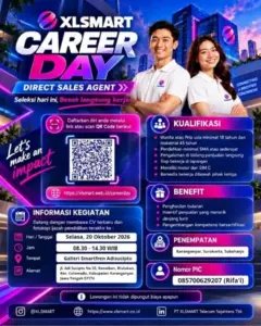 Lowongan Kerja Direct Sales Agent di PT XLSMART Telecom Sejahtera Tbk (Karanganyar, Surakarta, Sukoharjo)