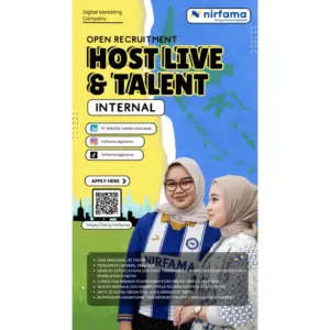 Lowongan Kerja di PT Niroga Farma Digitama (Nirfama) (Host Live & Talent (Internal) & Content Support) – Sukoharjo