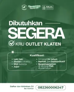 Lowongan Kerja Kru Outlet di Ayam Penyet Bang Jenggot (Klaten)