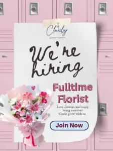 Lowongan Kerja Fulltime Florist di Cloudsy Bouquet and Gift (Jogja)