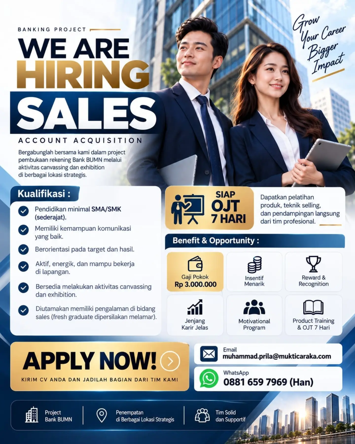 Poster Lowongan Kerja PT Mukti Caraka Solusindo Slide 2