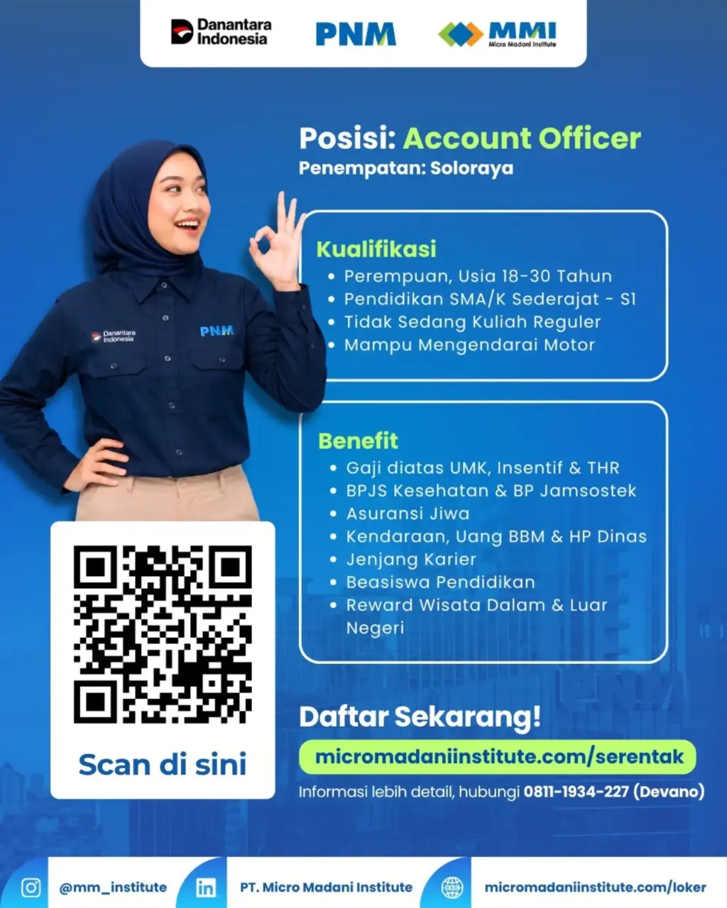 Poster Lowongan Kerja PT Permodalan Nasional Madani (PNM) Slide 2