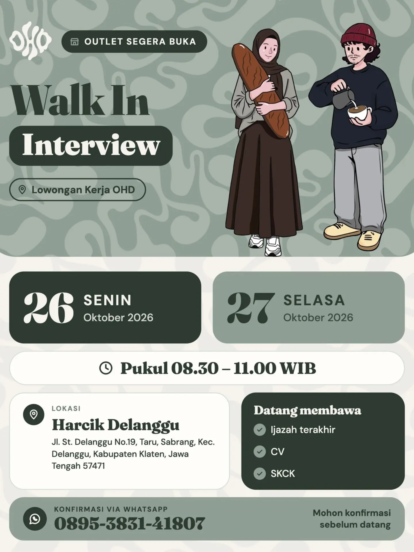 Poster Lowongan Kerja Hara Chicken Slide 2