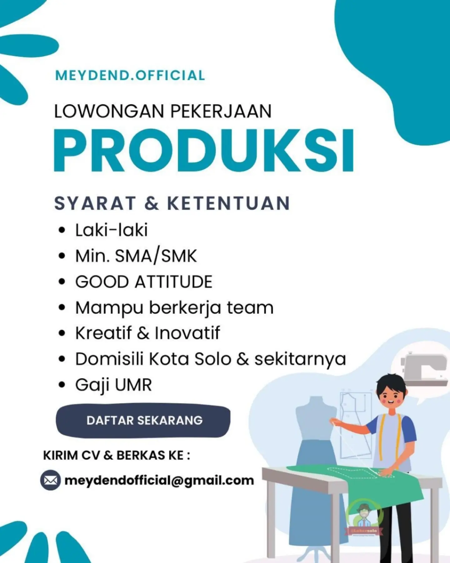 Poster Lowongan Kerja meydend.official Slide 2