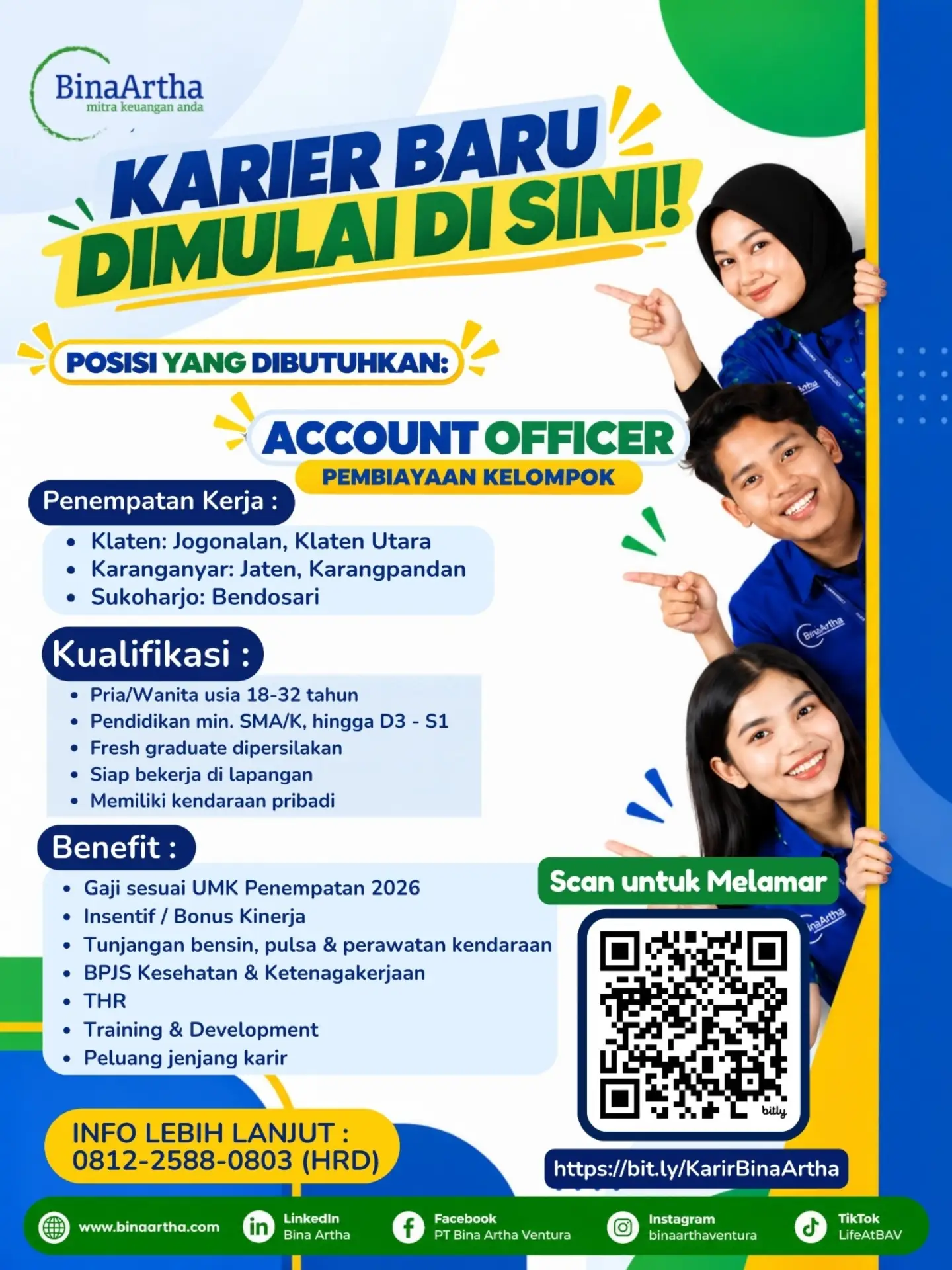 Poster Lowongan Kerja PT Bina Artha Ventura Slide 2