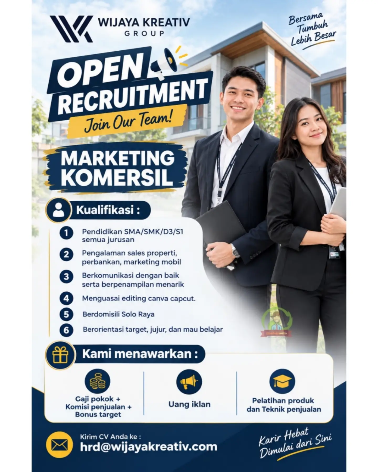 Poster Lowongan Kerja Wijaya Kreativ Group Slide 2