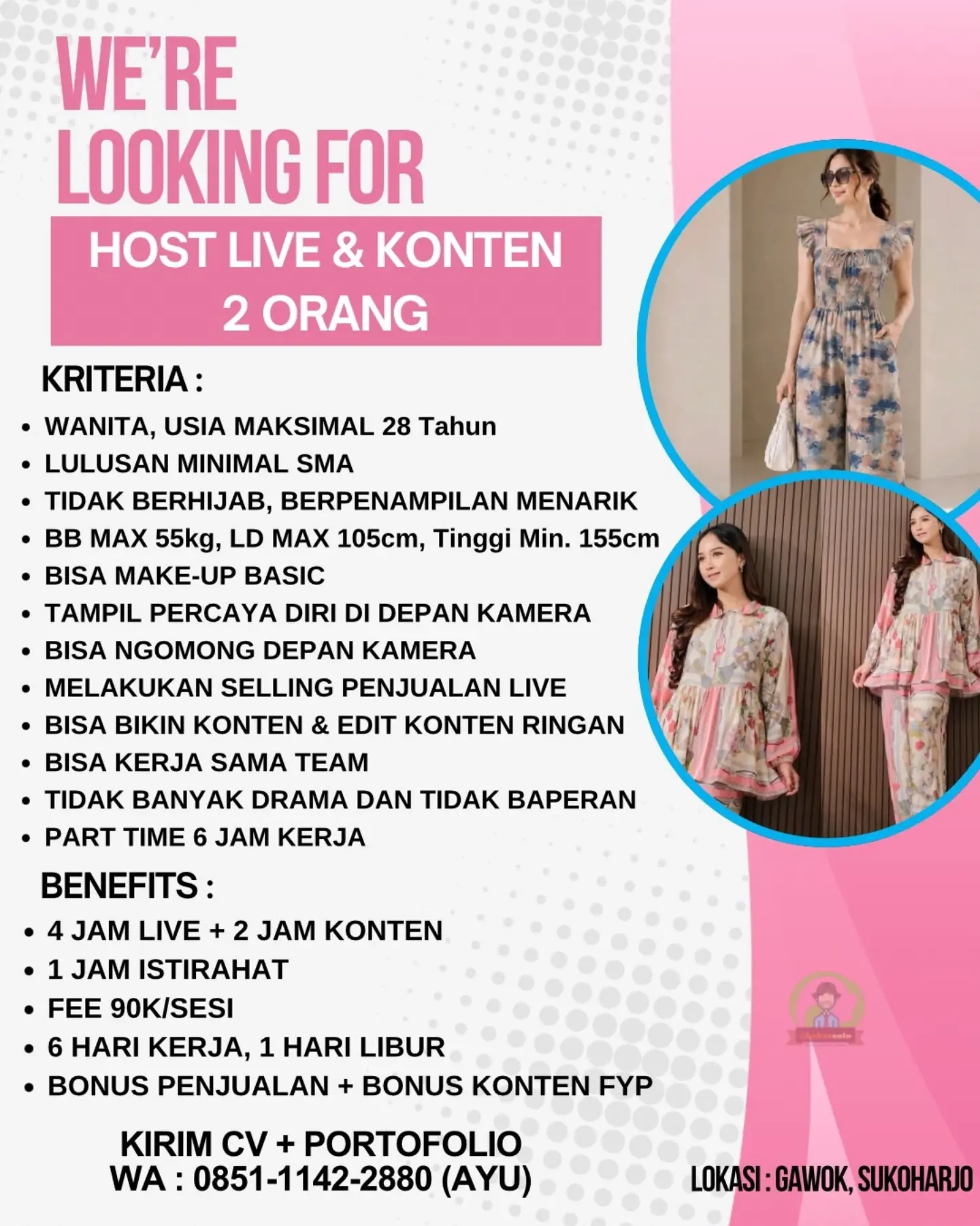 Poster Lowongan Kerja Queen Daily Shop (MTK x Queen Daily) Slide 2