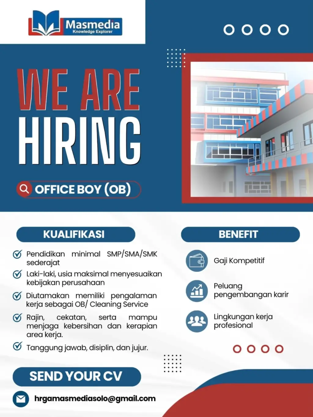 Poster Lowongan Kerja Masmedia Knowledge Explorer Slide 3