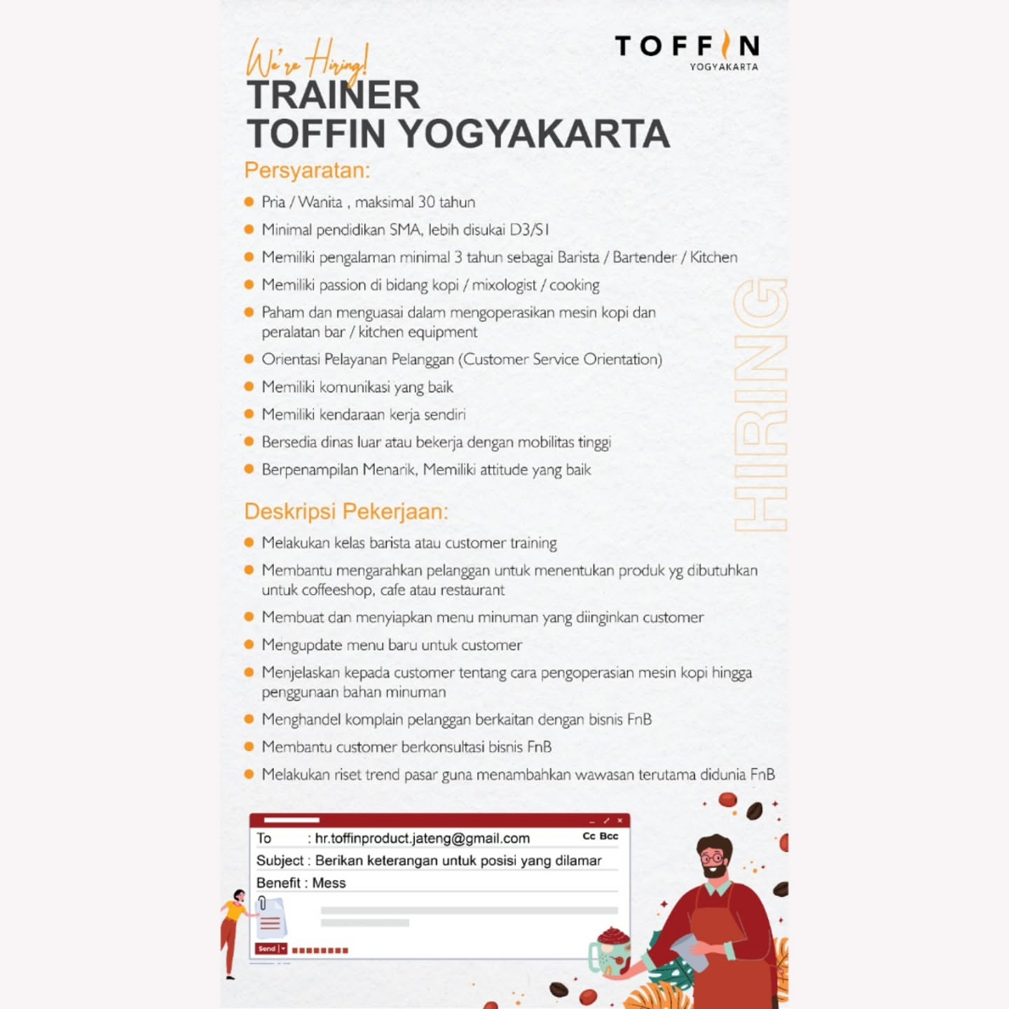 Poster Lowongan Kerja Toffin Central Java Slide 3