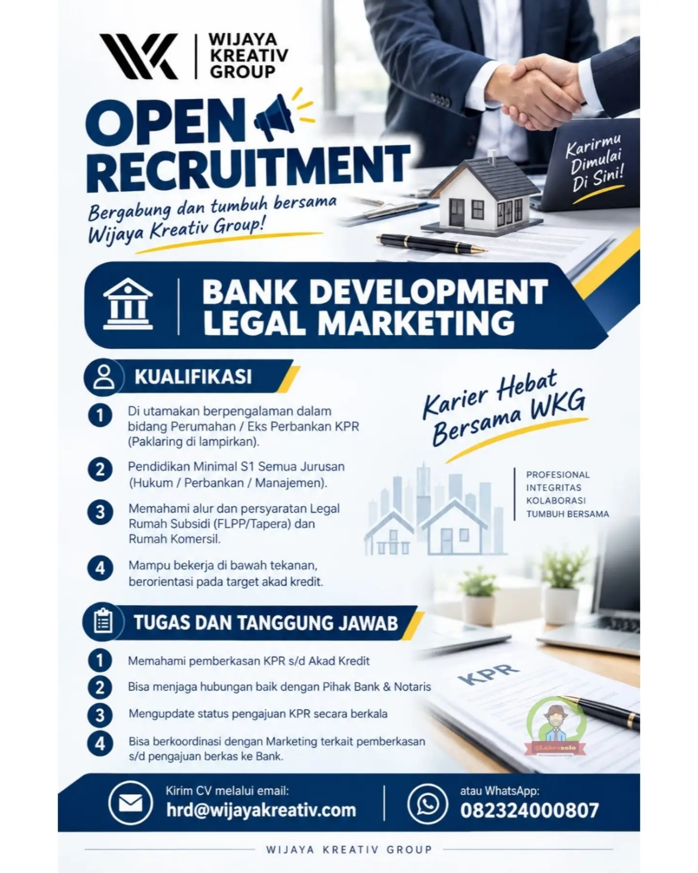 Poster Lowongan Kerja Wijaya Kreativ Group Slide 6