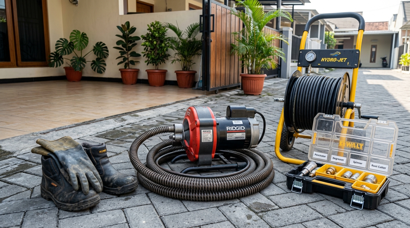 Peralatan lengkap mesin kawat spiral dan hydro jetting berstandar industri